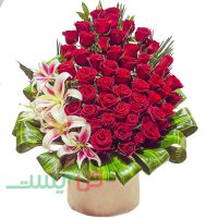 باکس گل خواستگاری قاصدک - خرید باکس گل رز برای خواستگاری
