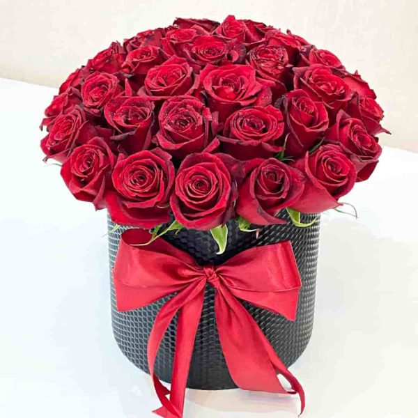خرید آنلاین باکس گل رز قرمز ارزان برای هدیه و کادوی عشقم