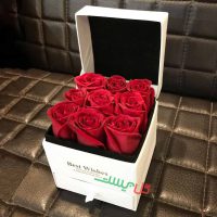 سفارش اینترنتی باکس گل رز مهرانه برای هدیه و کادوی دختر